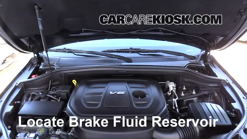 2017 Jeep Grand Cherokee Laredo 3.6L V6 FlexFuel Liquide de frein Ajouter du liquide